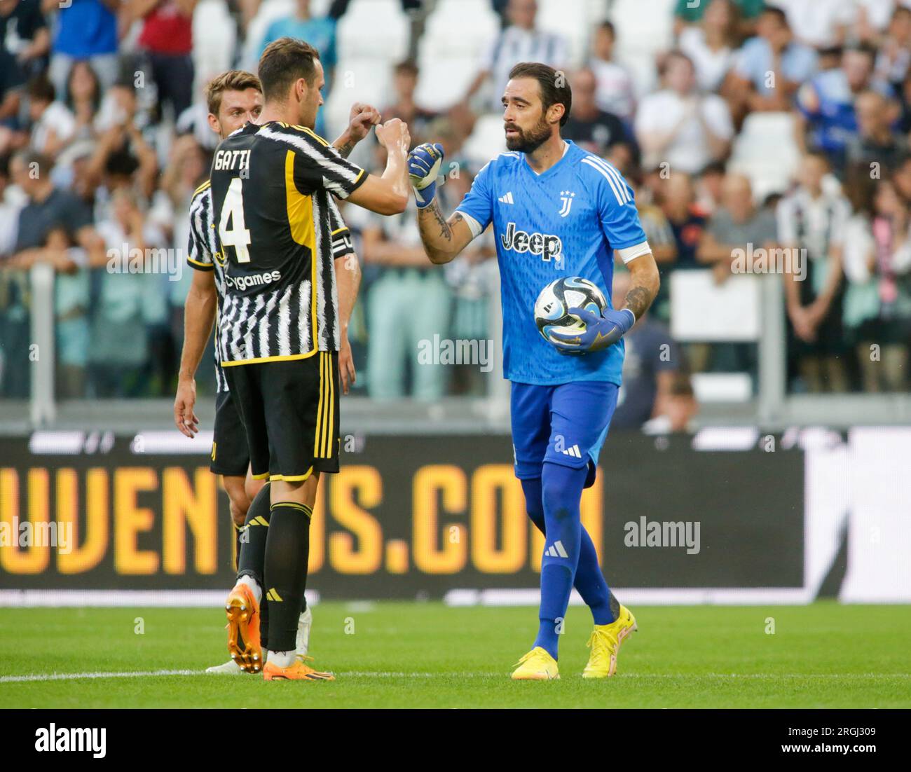 Friendly football match - Juventus FC vs Juventus U23 Next Gen Dean Huijsen  of Juventus during the