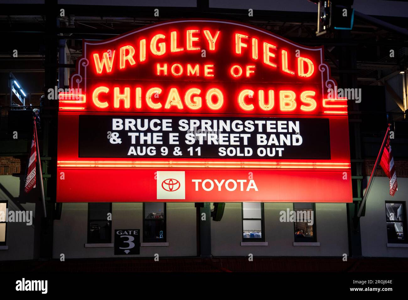 A general view of the Marquee for the Bruce Springsteen and the E