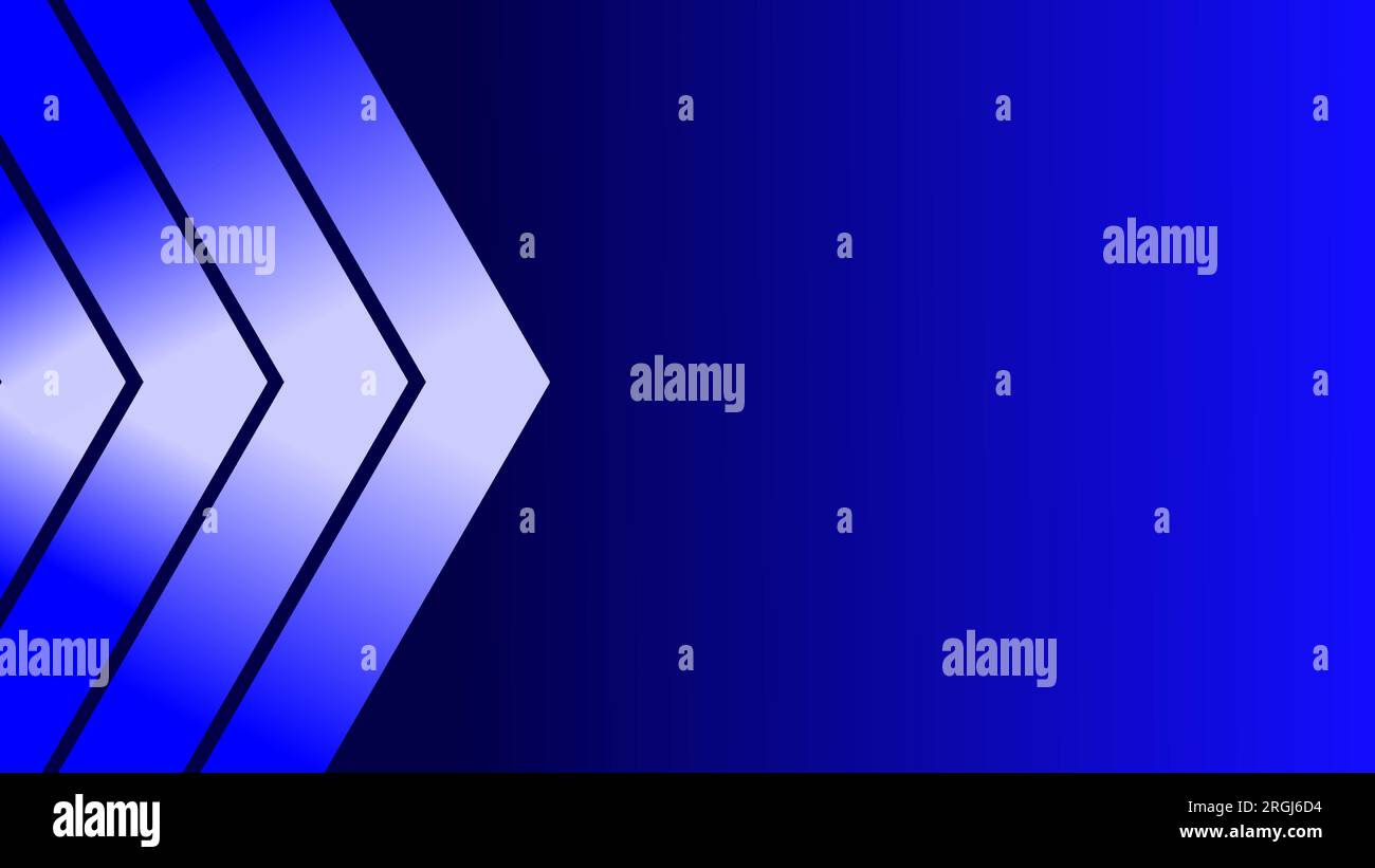 Glowing piercing triangle outlines over dark blue gradient background Stock Vector