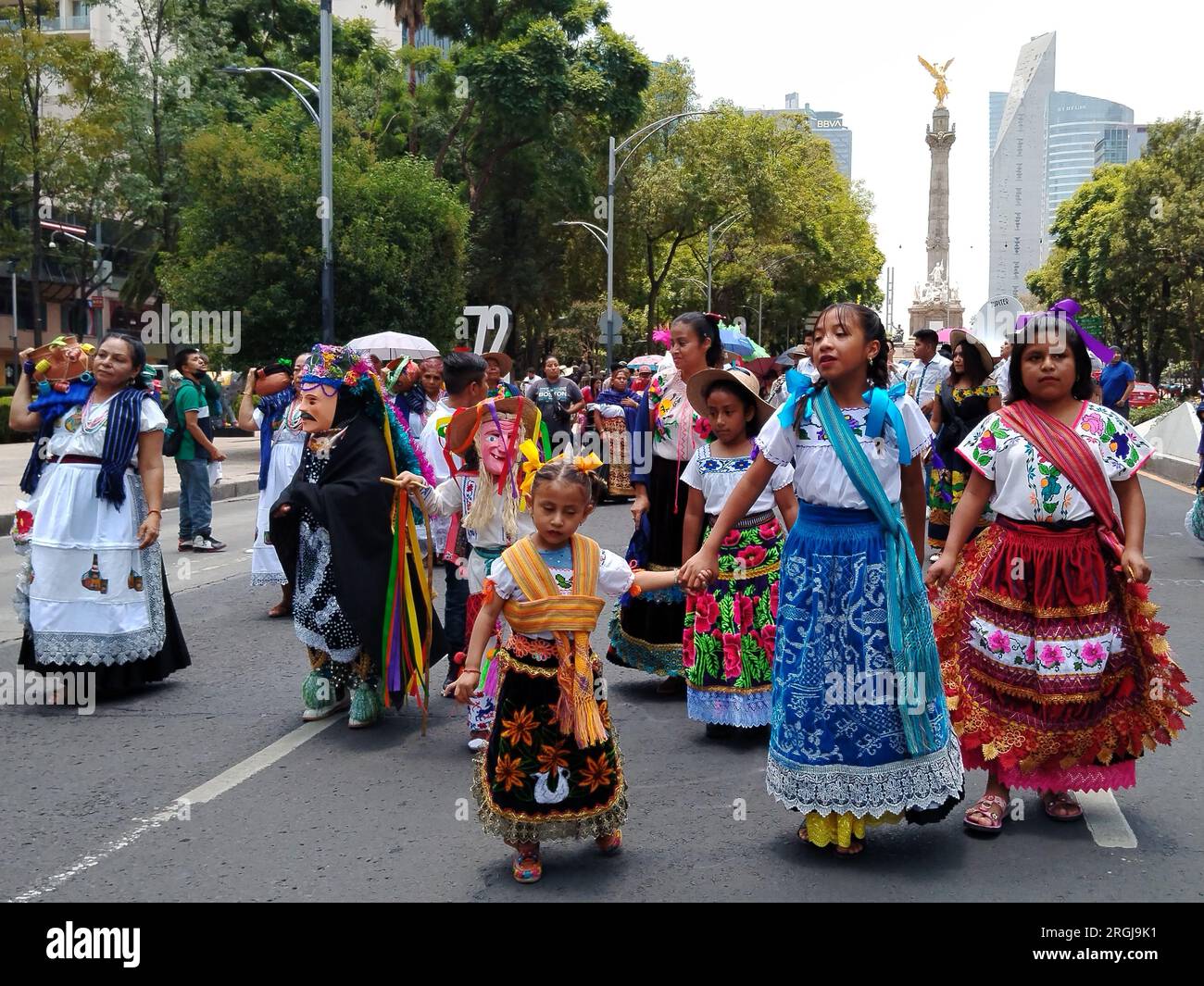 Mexico City, Mexico. 9th Aug, 2023. Various indigenous organizations ...