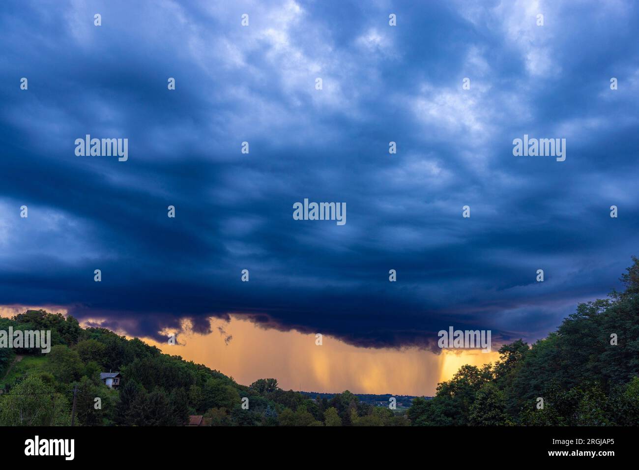 Sun rain summer storm hi-res stock photography and images - Alamy
