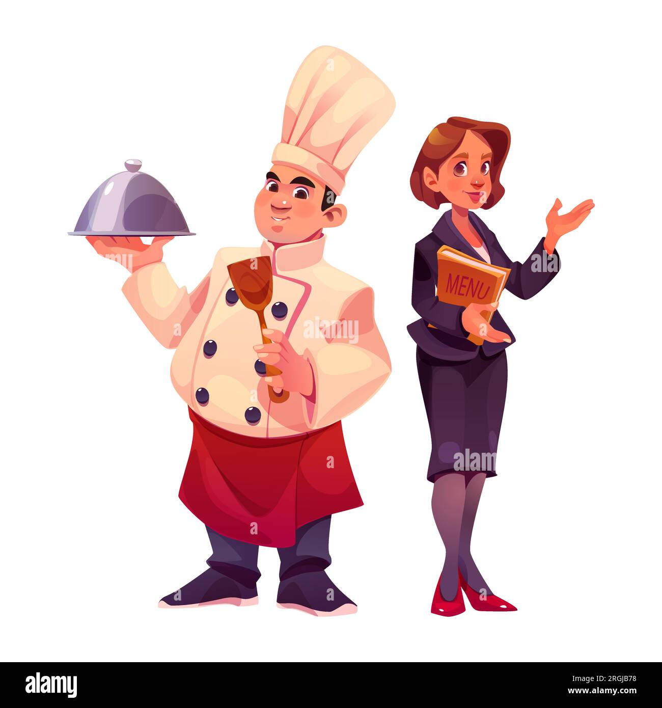Cartoon Restaurant Manager