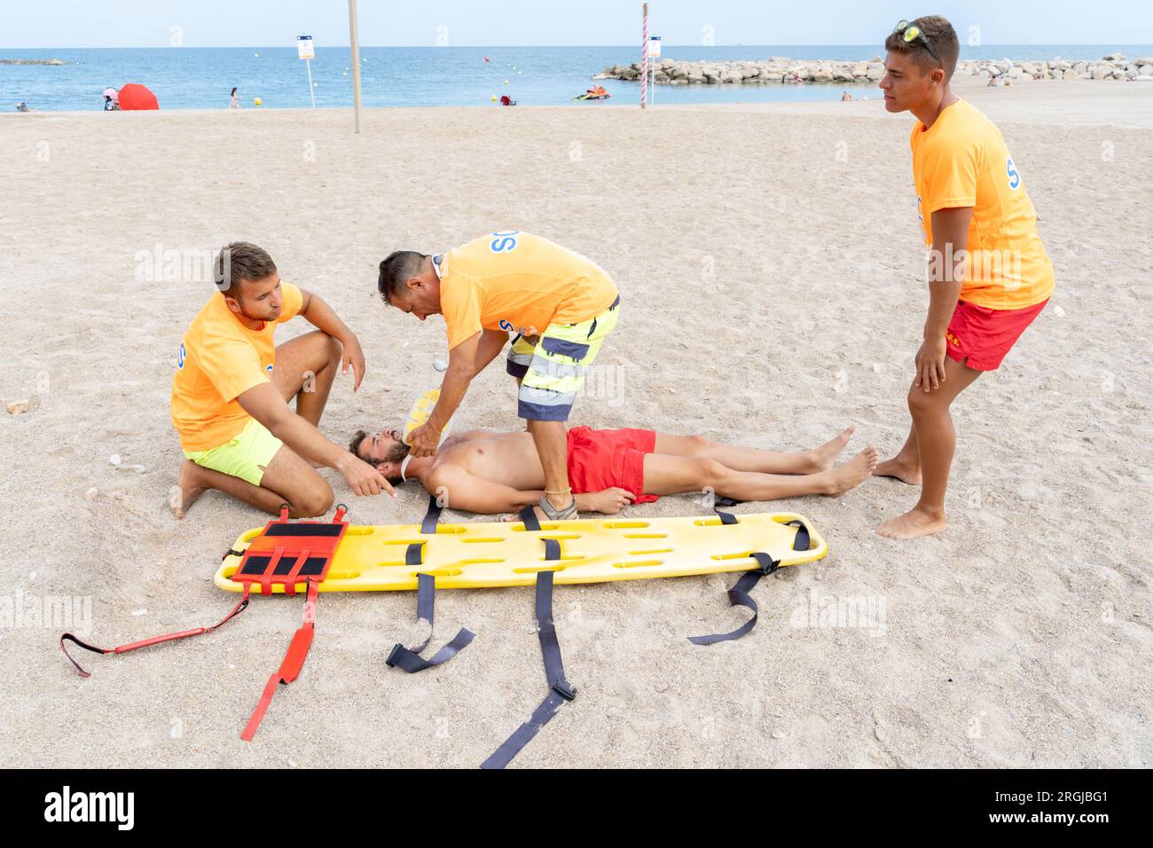 Lifeguards on the move hi-res stock photography and images - Alamy