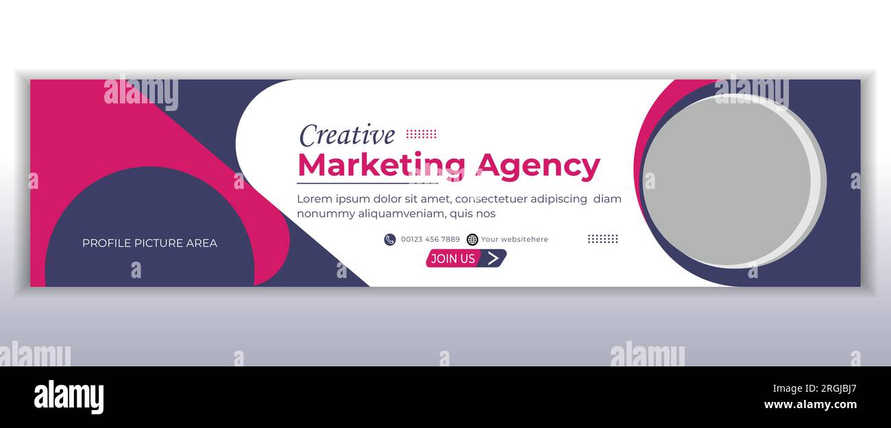 LinkedIn profile background banner design Stock Vector Image & Art - Alamy