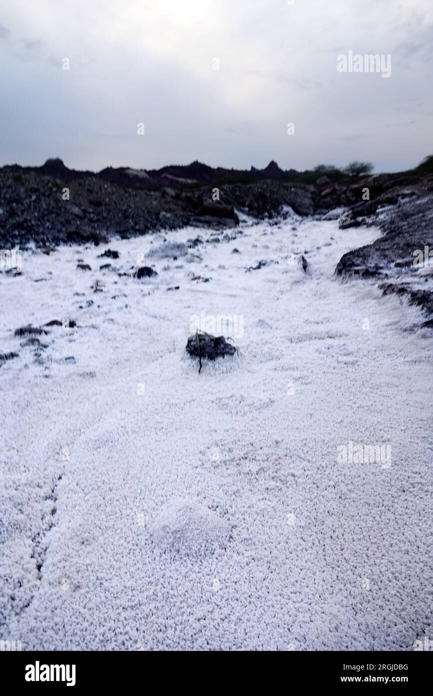 Geology and Geochemistry, Saline land in mountains, depression. Salt