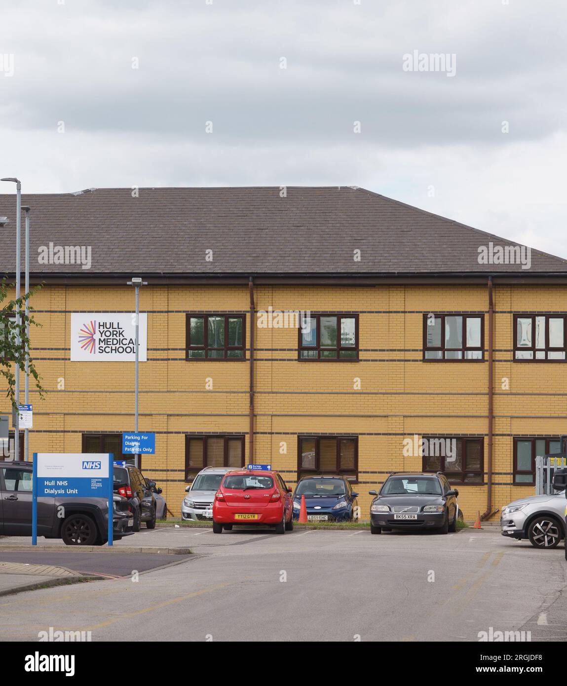 Hull York Medical School building at Hull Royal Infirmary Stock Photo