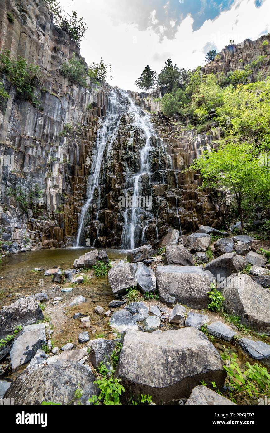 Basalt Rocks in Boyabat District. Sinop, Turkey. Volcanic rock outcrops ...