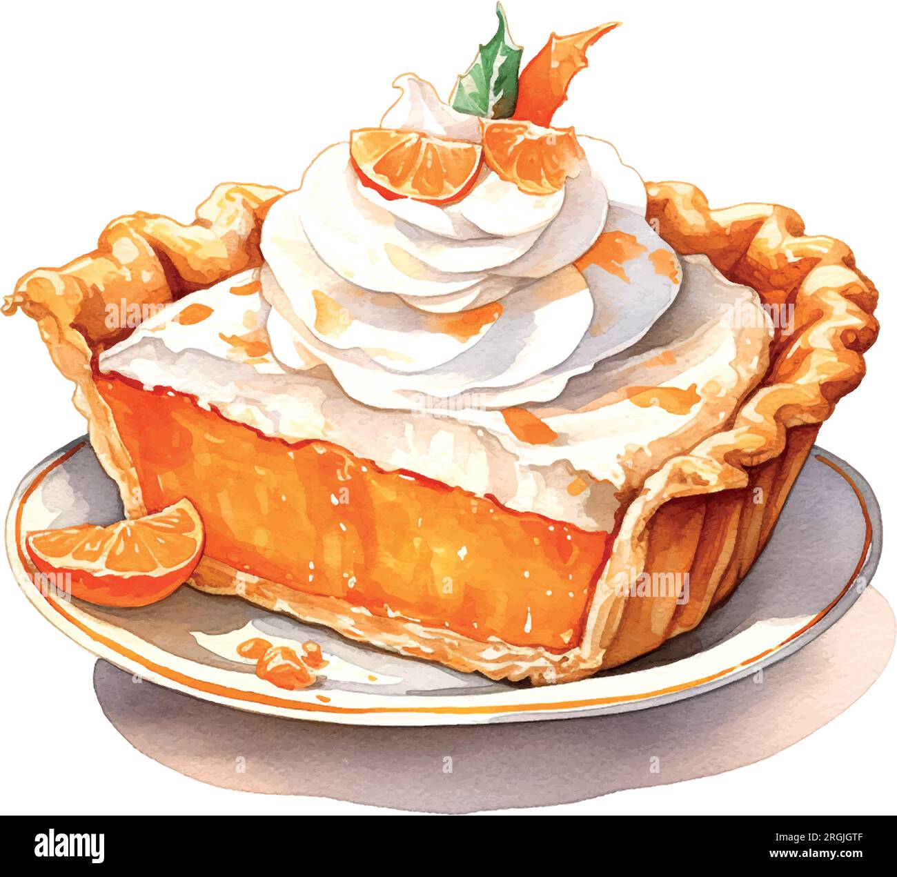 Pumpkin Pie Drawing