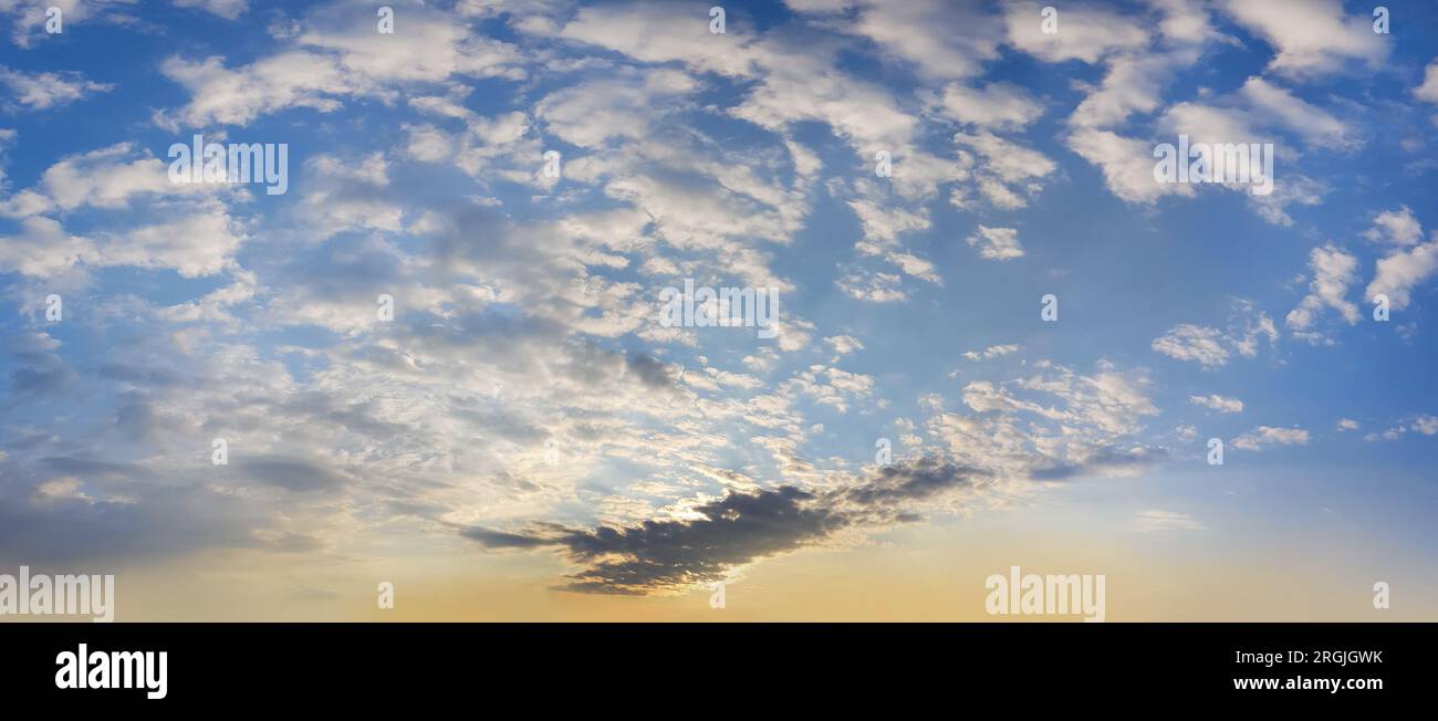 Beautiful sunset sky. Nature sky background Stock Photo - Alamy