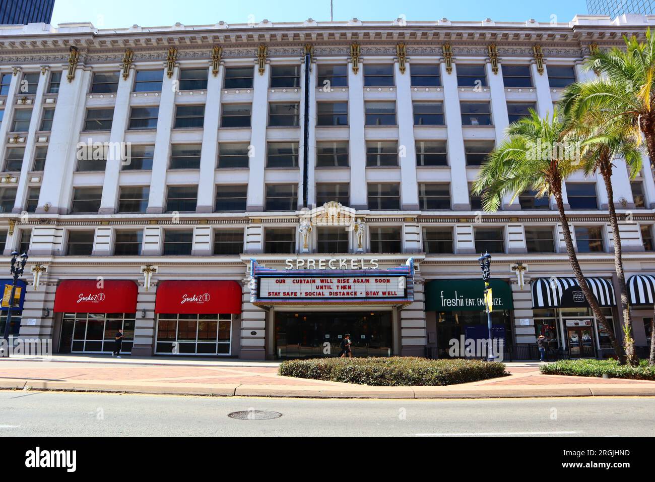 SAN DIEGO, California The Historic SPRECKELS Theatre Building at 121