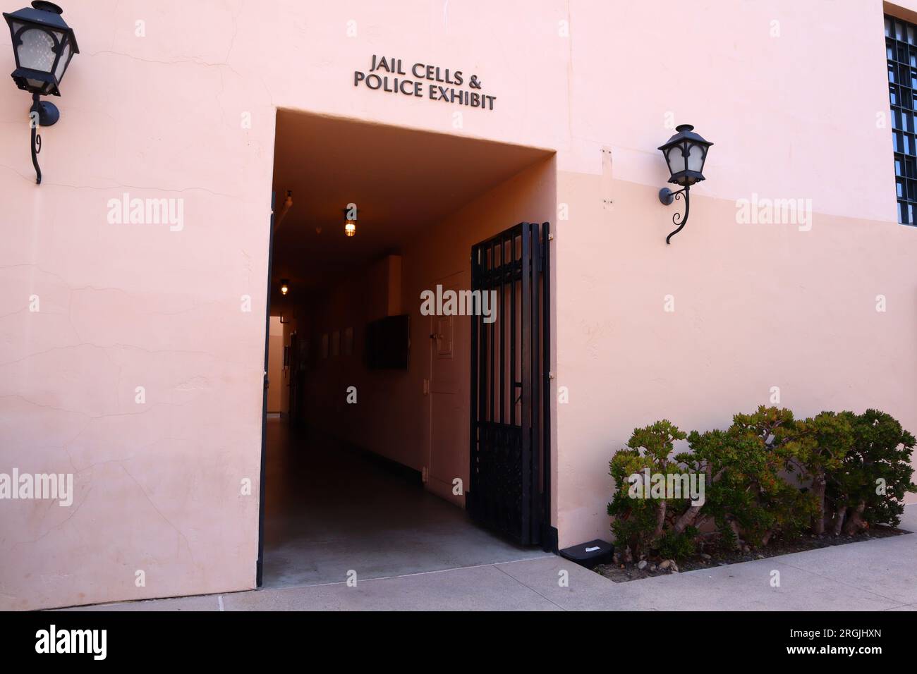SAN DIEGO, California Jail Cells and Police Exhibit at The