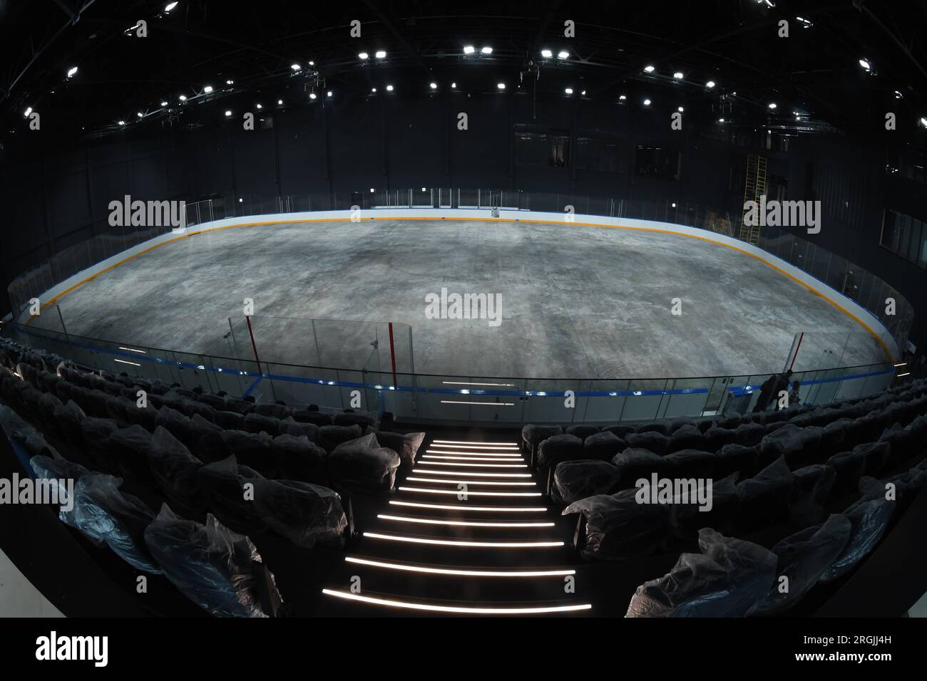 Moscow. Construction of the Eteri Tutberidze Figure Skating Center in ...