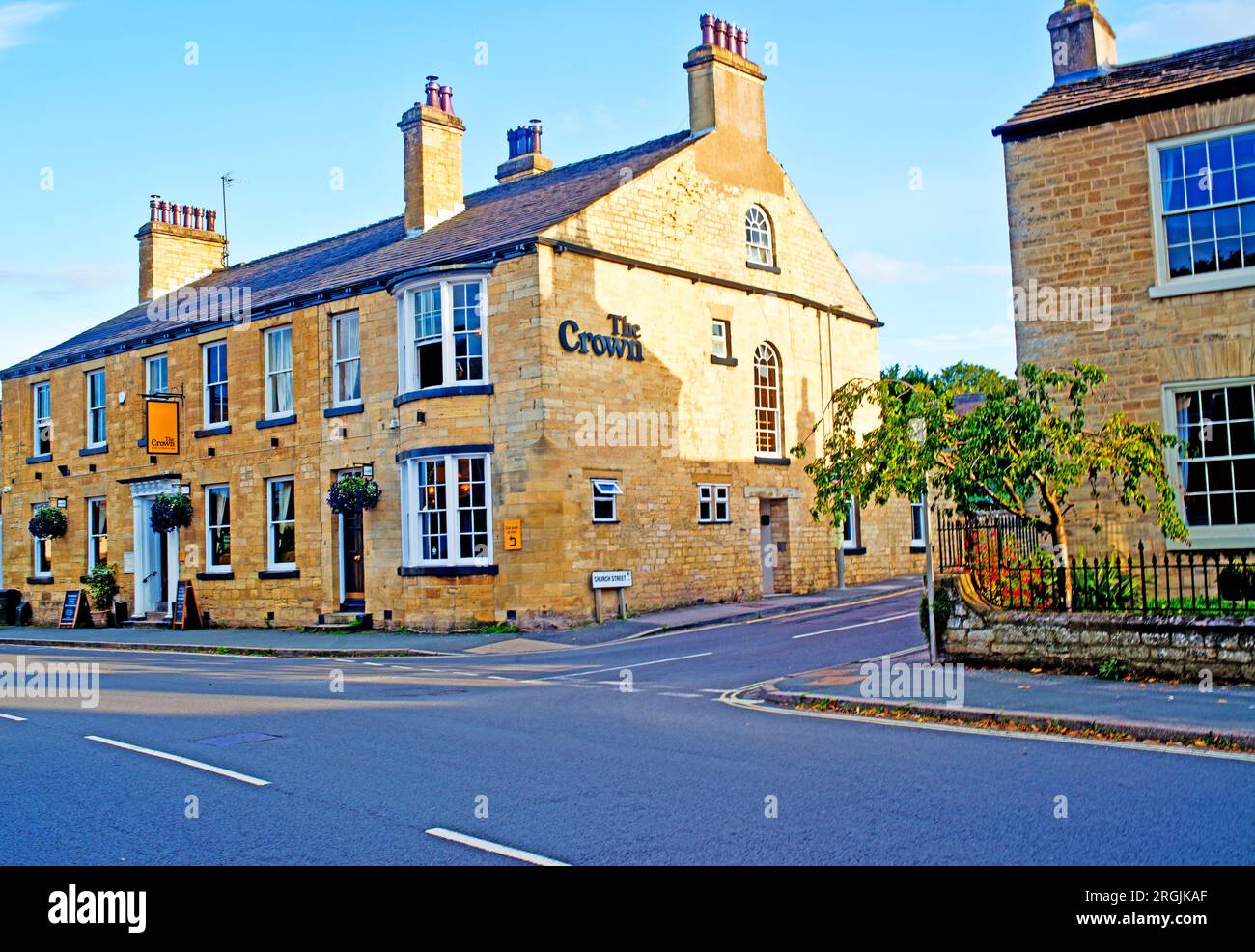 The Crown Hotel, Boston Spa, West Yorkshire, England Stock Photo Alamy