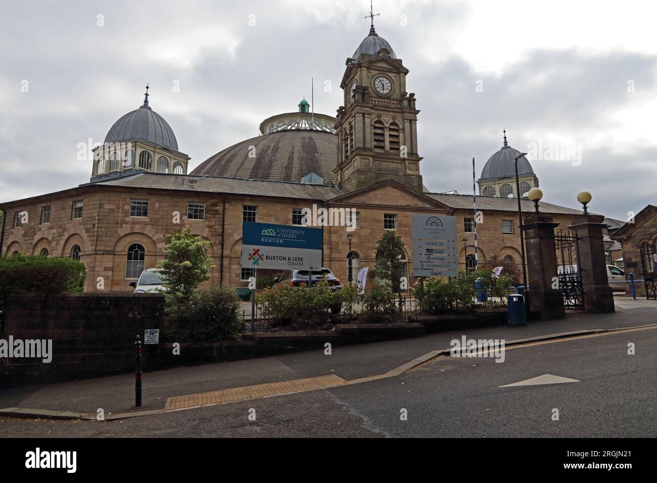 University of Derby, Buxton & Leek College building, Buxton Stock Photo