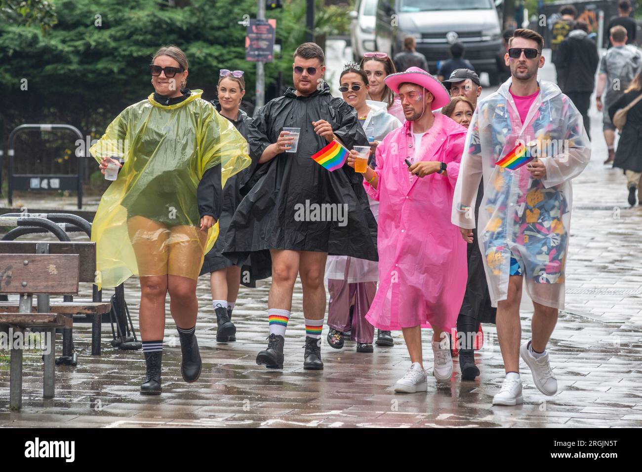Brighton, August 5th 2023: Pride in Brighton Stock Photo