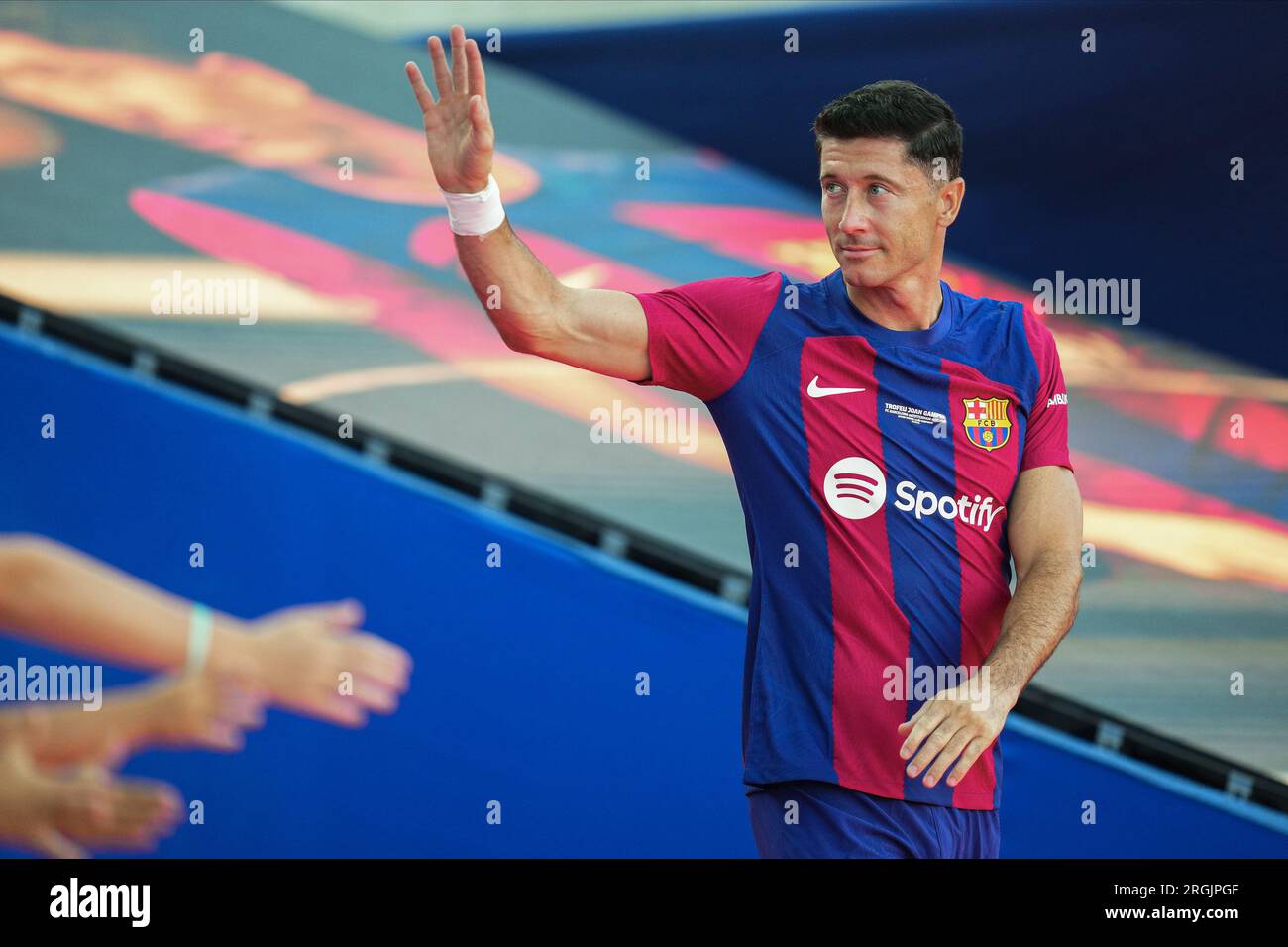 Barcelona, Spain. 08th Aug, 2023. Robert Lewandowski of FC