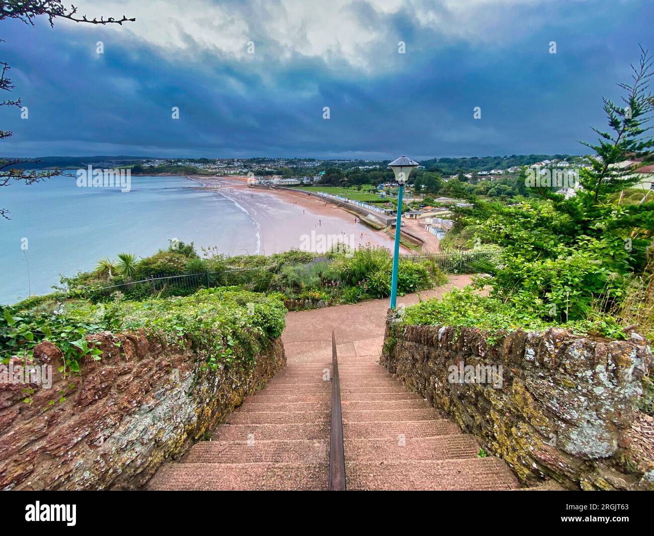 Paignton beach in Devon, UK Stock Photo - Alamy