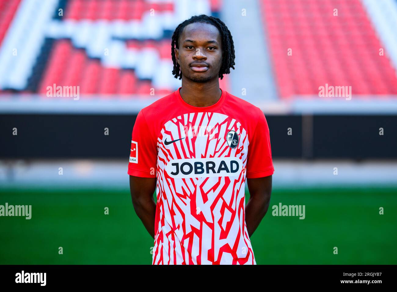 Freiburg, Germany. 10th Aug, 2023. Photo opportunity SC Freiburg season