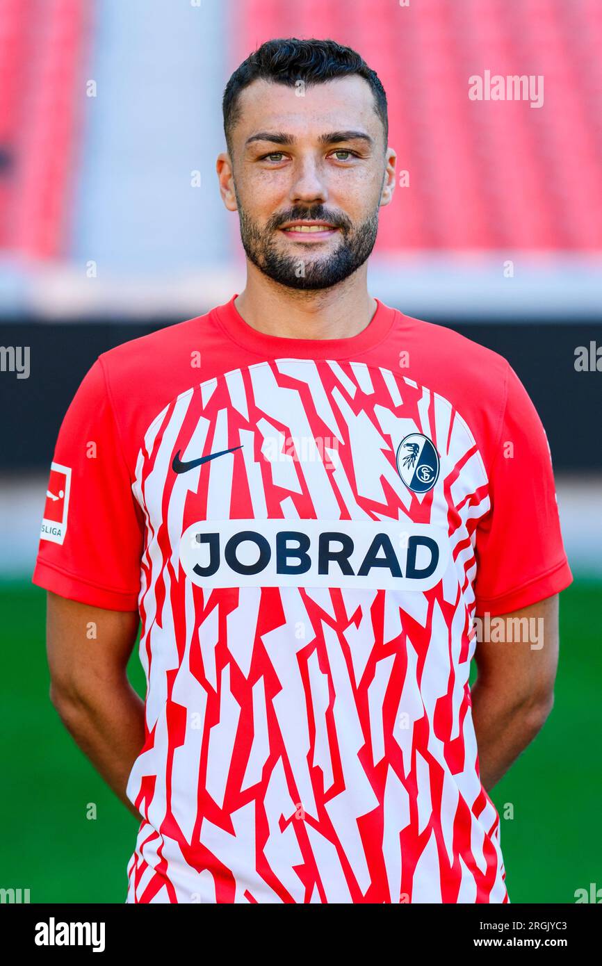 Freiburg, Germany. 10th Aug, 2023. Photo opportunity SC Freiburg season