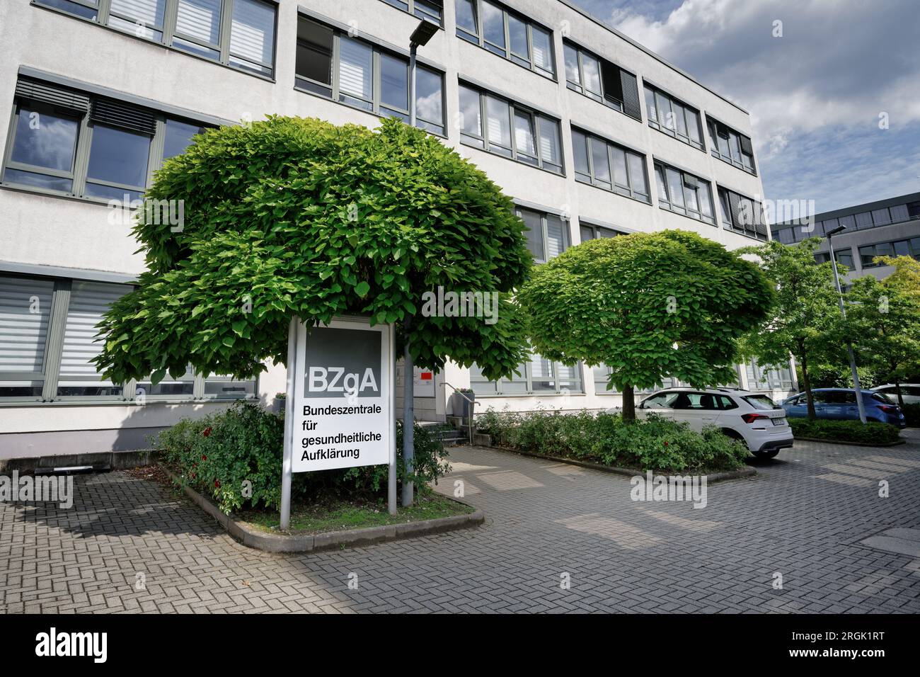 cologne, germany august 09 2023: building with main entrance of the BZgA The Federal Centre for Health Education in cologne Stock Photo