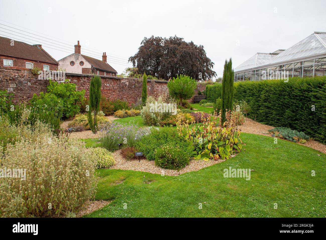 The walled garden of cannington hi-res stock photography and images - Alamy