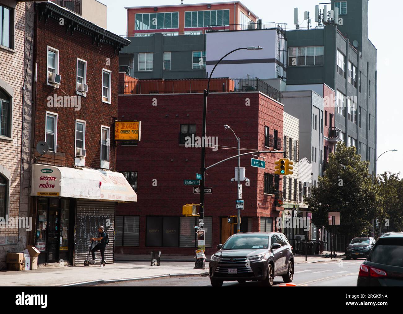 Gentrification of New York CityBrooklyn Stock Photo Alamy