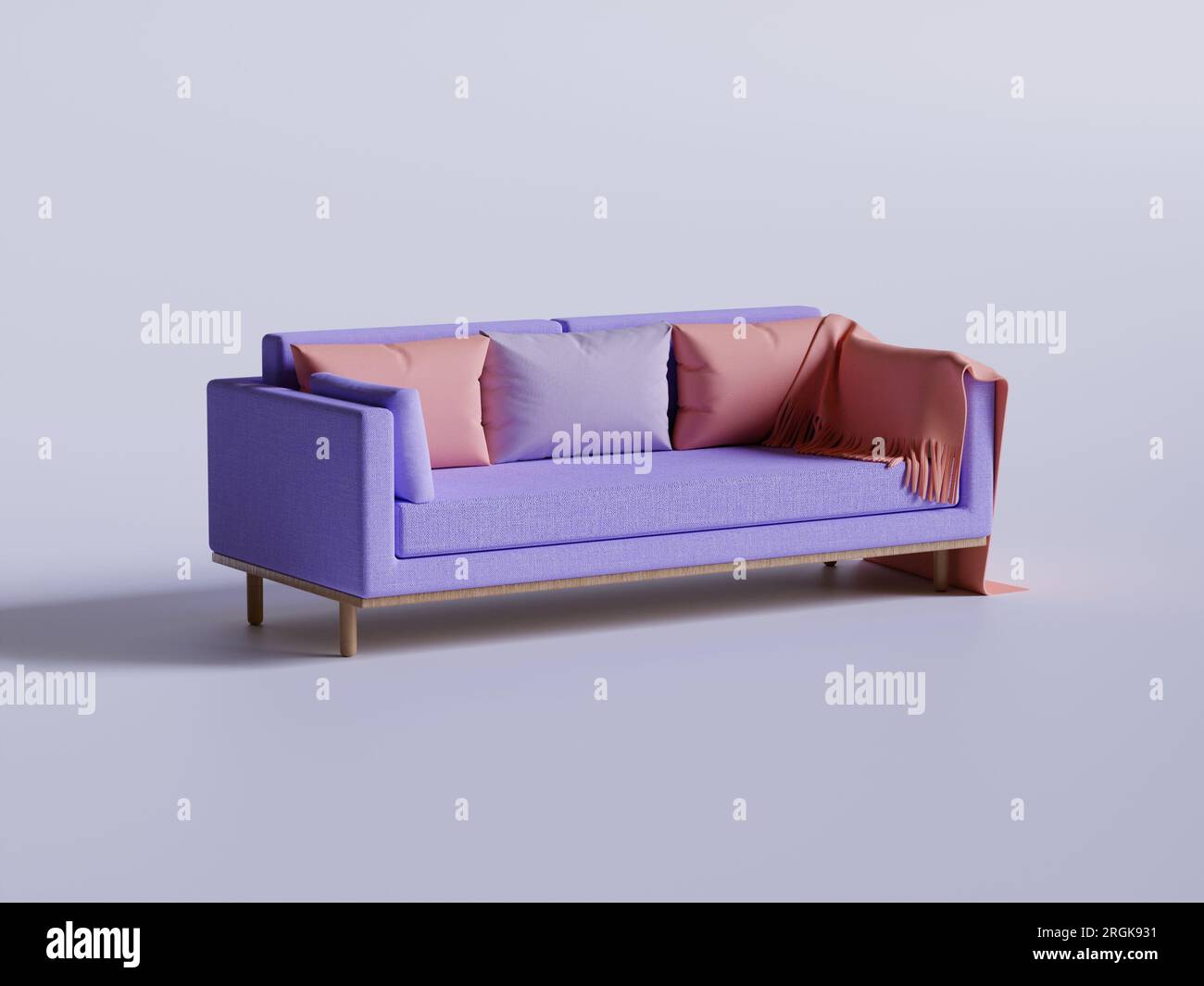 Realistic Sofa made and rendered by 3D software for decoration ...