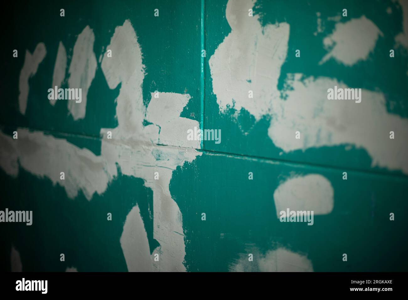 Repairing wall. Paint on wall. Surface Finishing Details. White spots