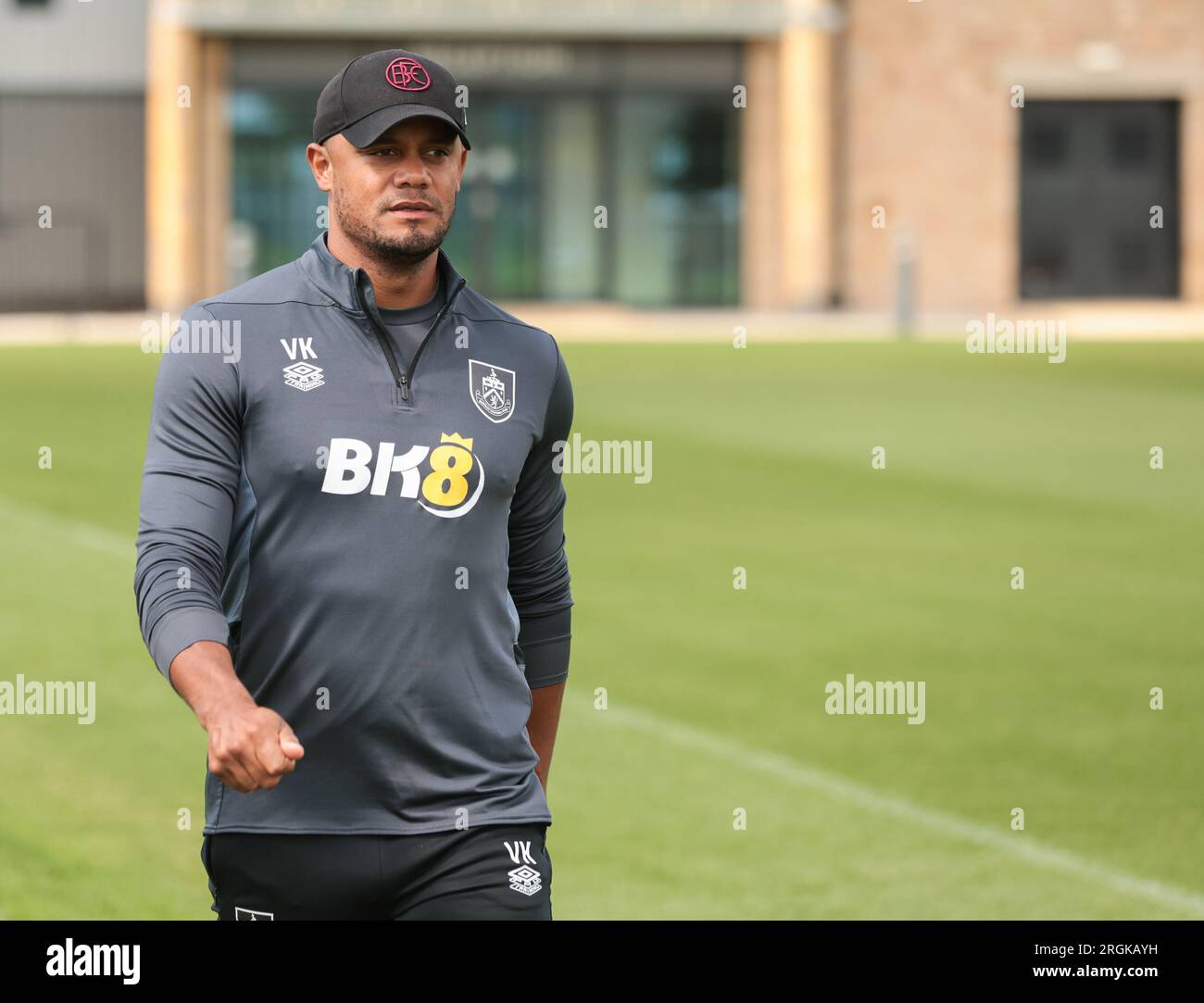 Vincent Kompany at Burnley v Manchester City Press Conference 10 August ...