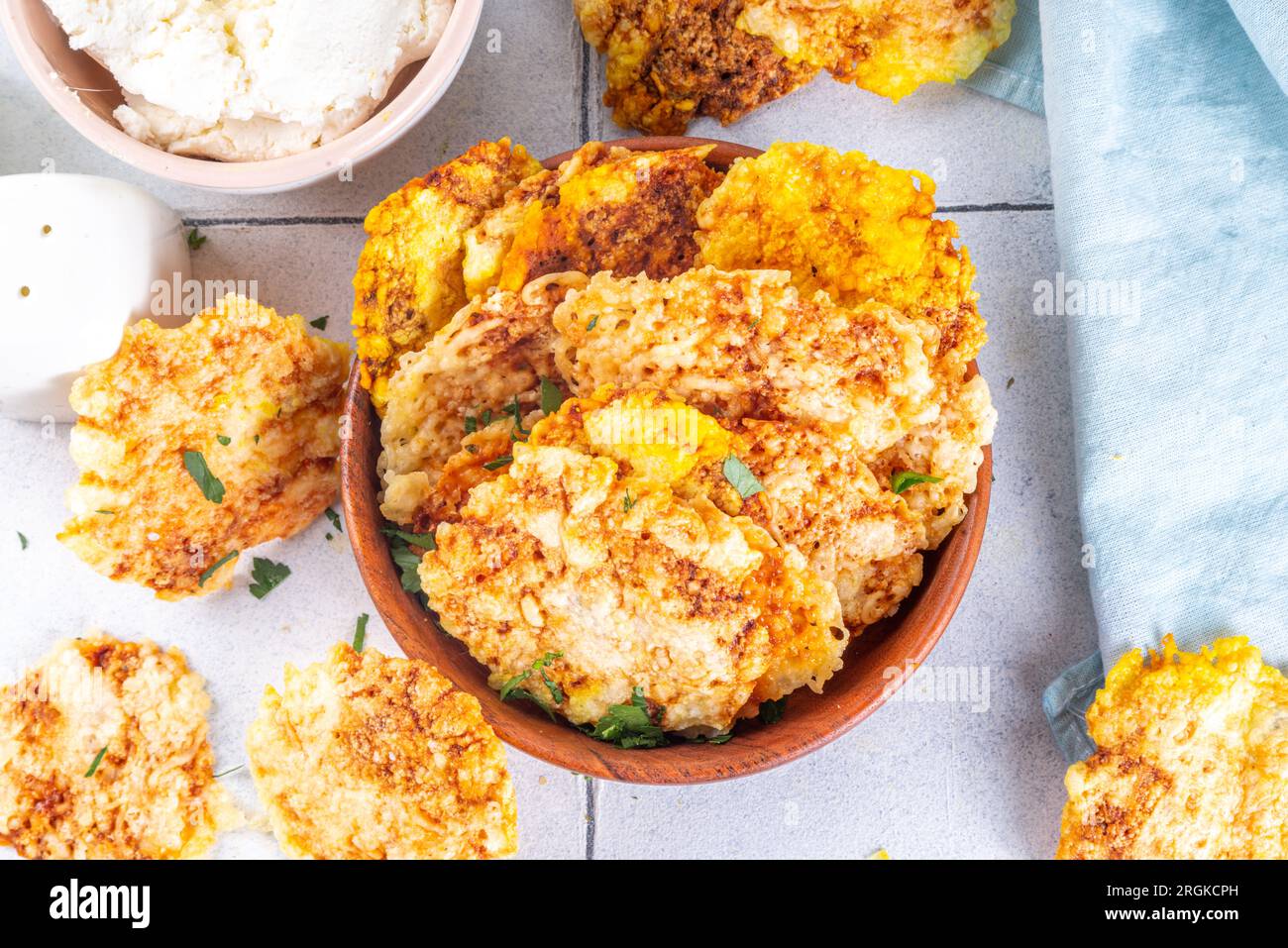 Cottage cheese chips, high protein keto diet healthy alternative snack