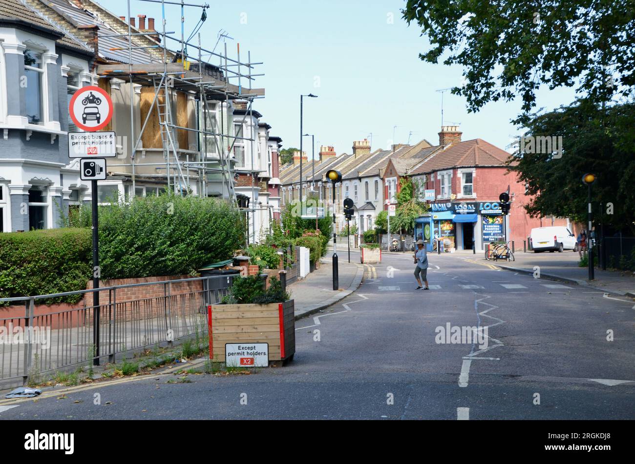 LTNs low traffic neighbourhoods in N22 and N17 Haringey borough inner ...