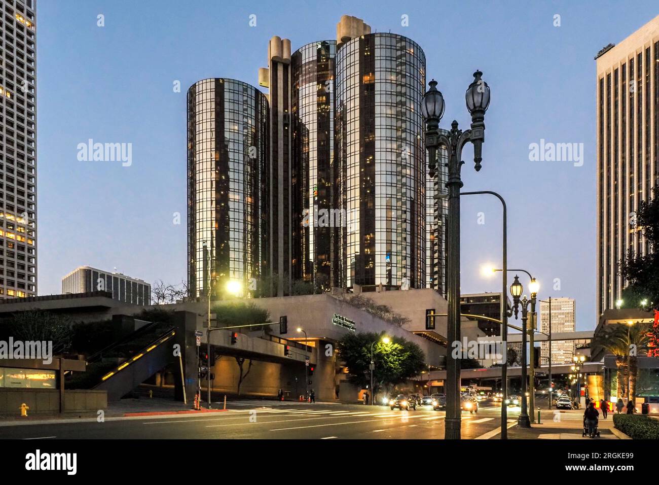 The Westin Bonaventure Hotel & Suites building in Los Angeles, USA, November 14, 2022. (CTK Photo/Pavel Vesely) Stock Photo