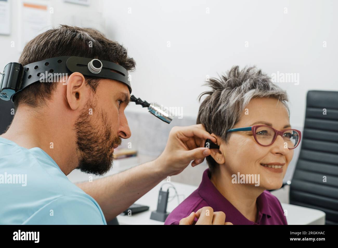 Audiologist portrait hi-res stock photography and images - Alamy