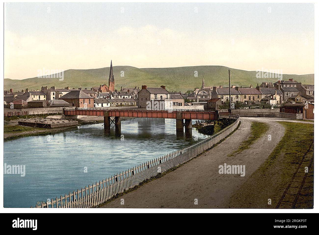 vintage photochrom prints of scotland Stock Photo