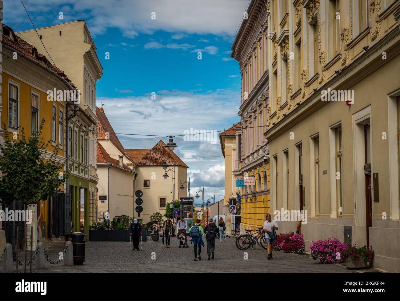 Old town hermannstadt hi-res stock photography and images - Alamy