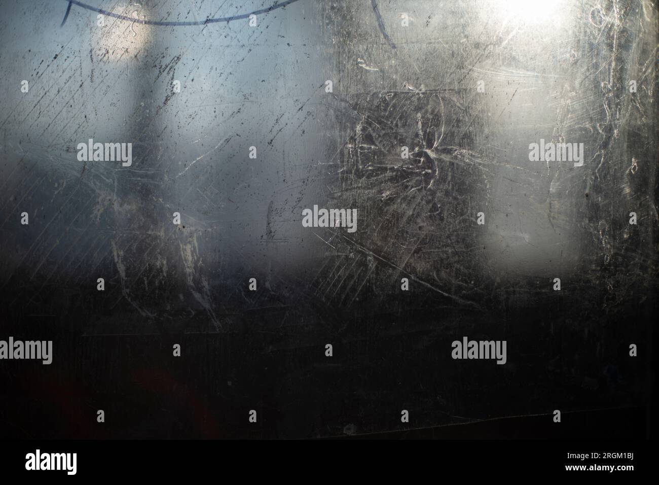 Scratched surface. Scratches on glass. Texture transparent in small