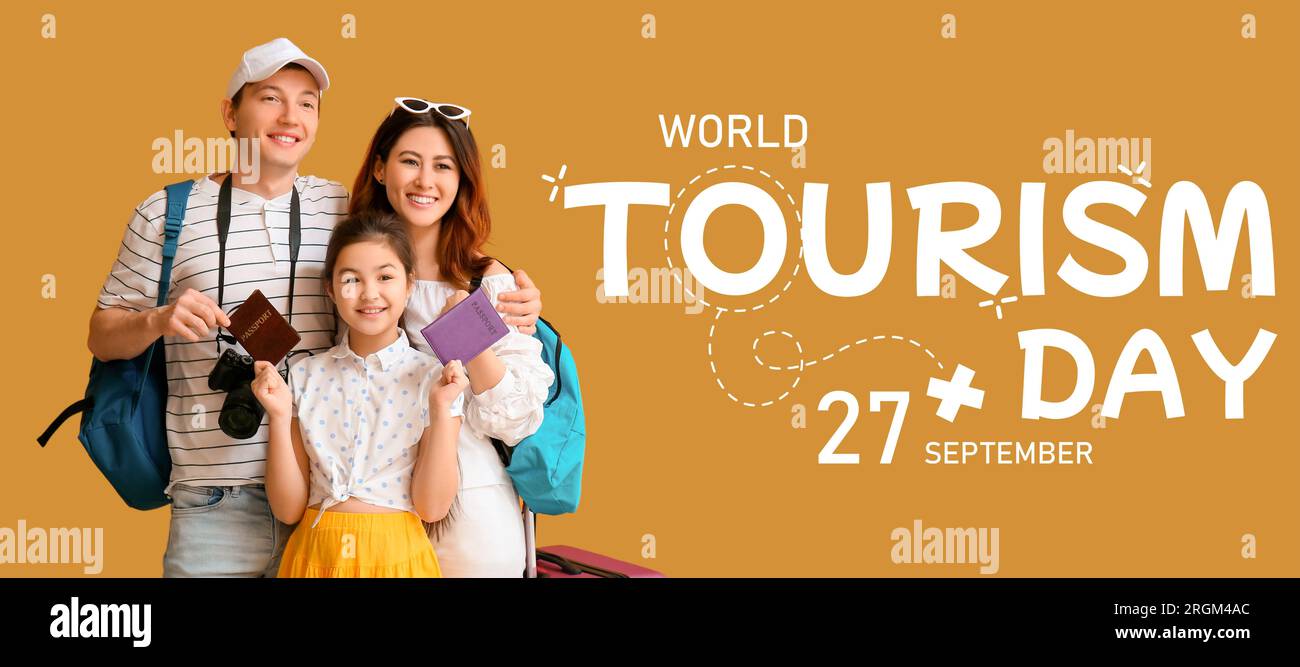 Family vacation banner hi-res stock photography and images - Alamy