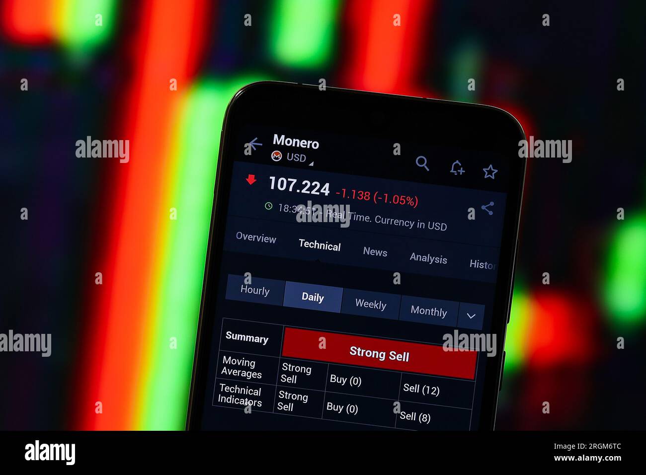 Monero (XMR) editorial. Illustrative photo for news about Monero (XMR) - a  cryptocurrency Stock Photo - Alamy