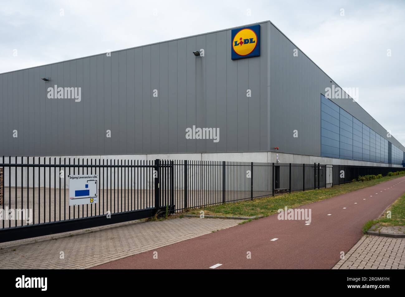 Oud Gastel, Brabant, The Netherlands, July 1, 2023 Warehouse and