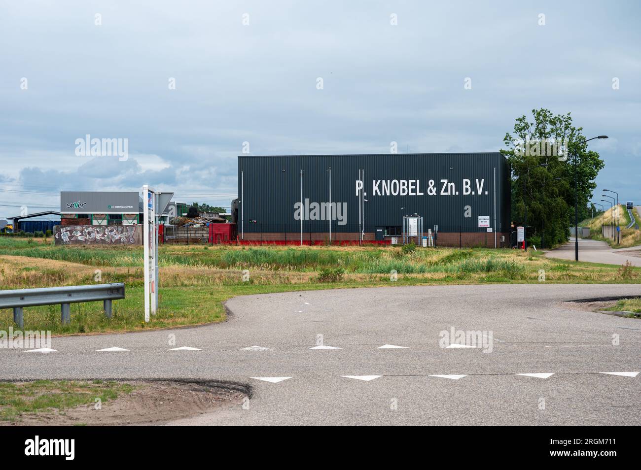 Oud Gastel, Brabant, The Netherlands, July 1, 2023 Factory of the