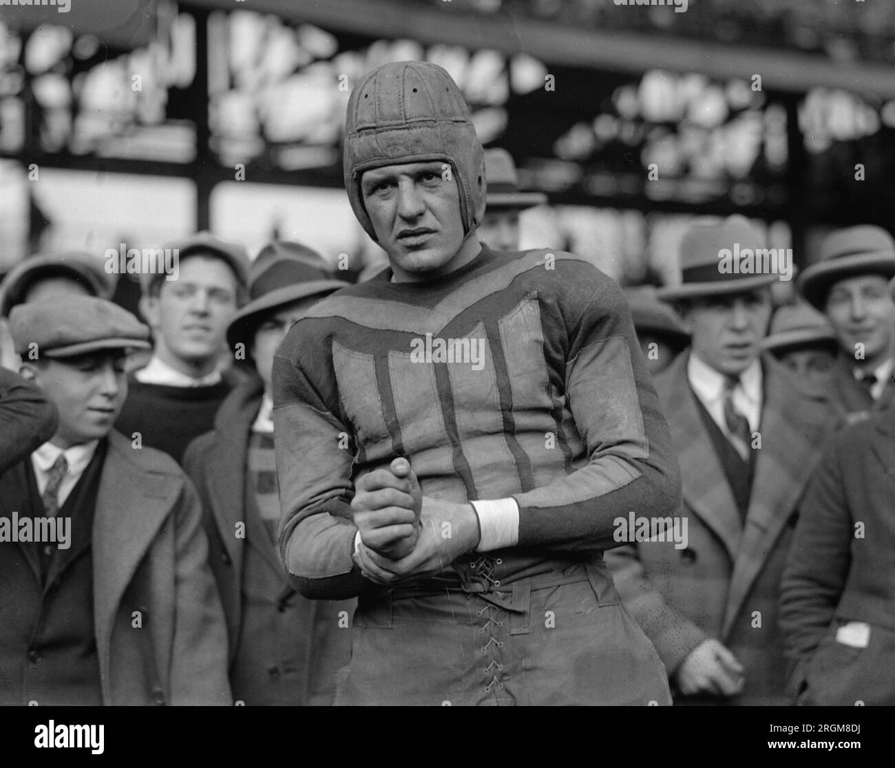 NFL football player Red Grange ca. December 8, 1925 (his debut as a Bear was November 26, 1925) Stock Photo