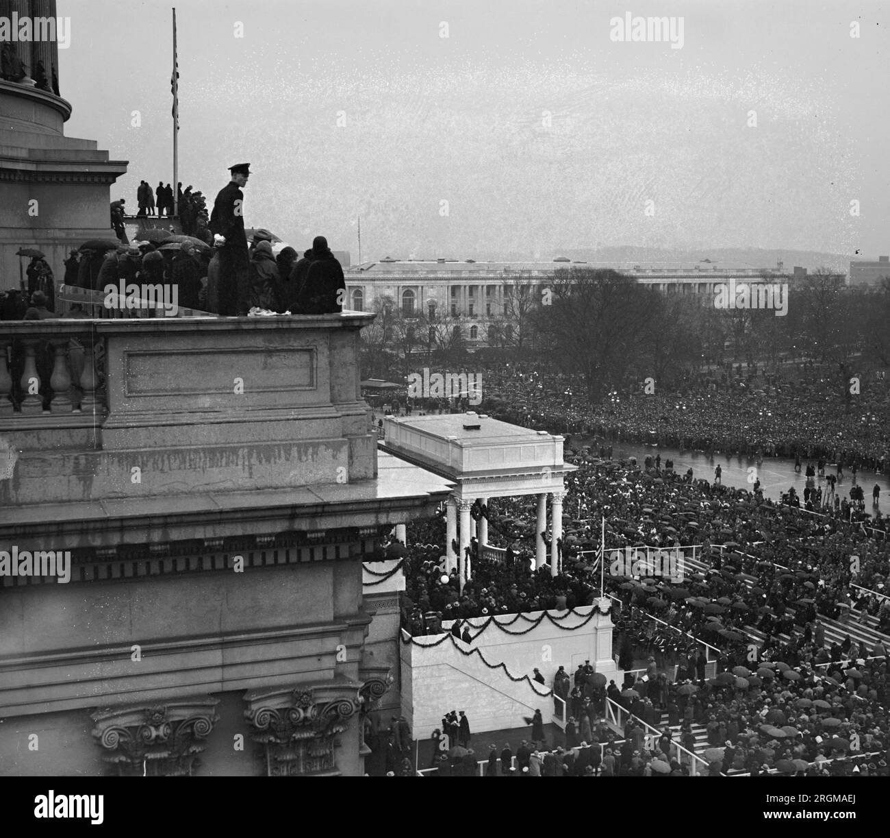 President Herbert Hoover Inauguration ca. 1929 Stock Photo - Alamy