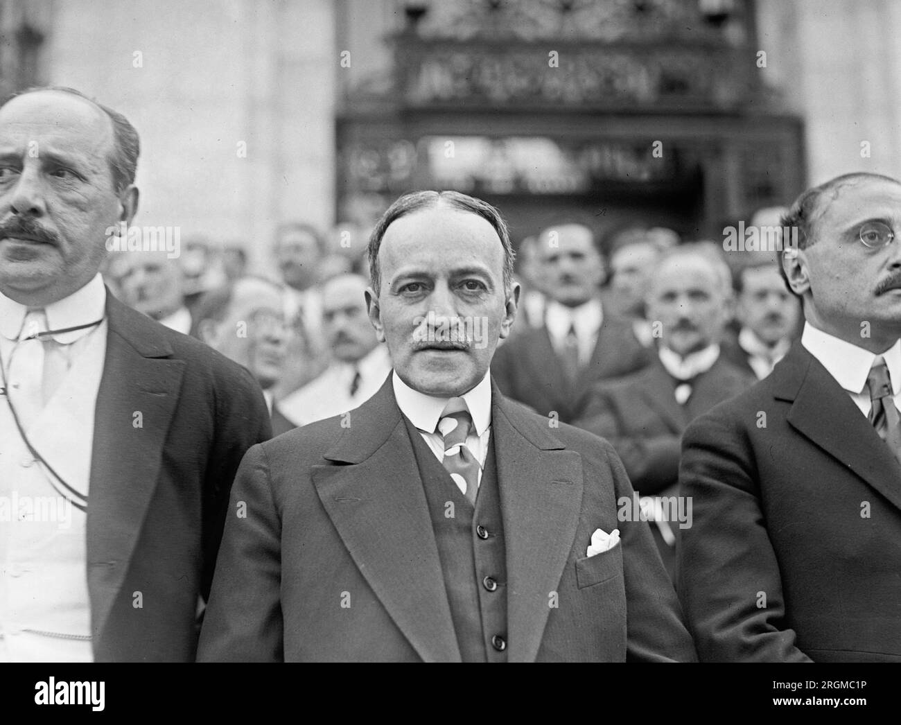 Pan American Union, 2nd Commercial Conference, Carlos Manuel de Cespedes, Minister of Cuba, June 1919 Stock Photo