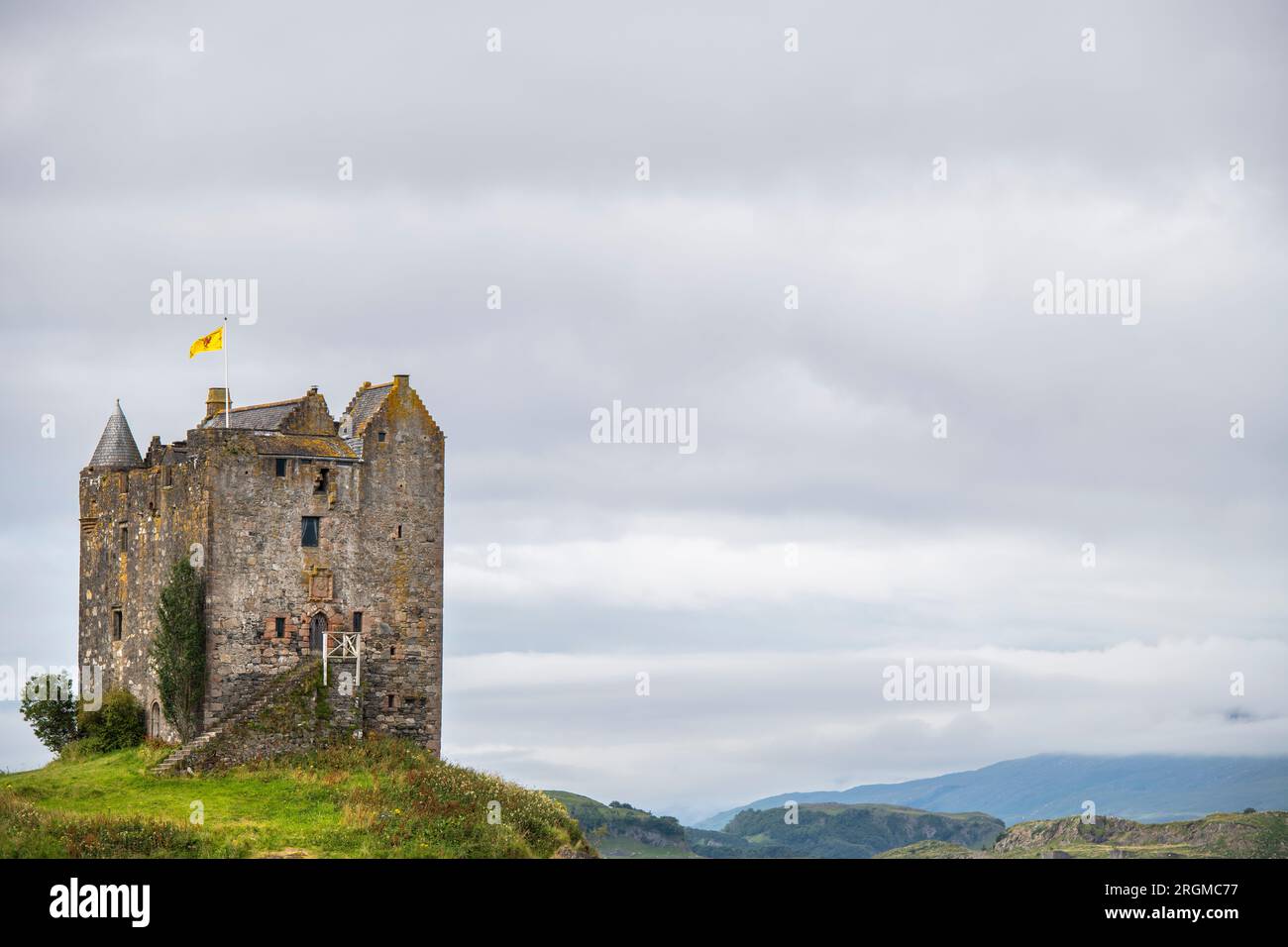 Castle Stalker in Argyll, Scotland, famous for featuring at the end of ...