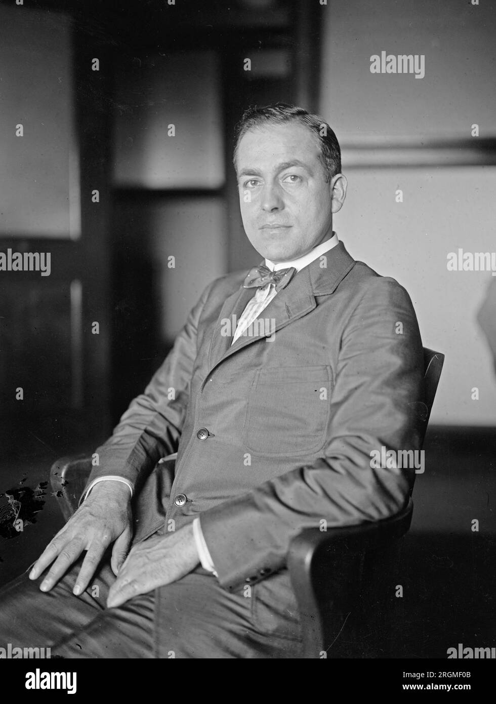 Arthur H. Evans sitting in an office ca. 1984 Stock Photo Alamy