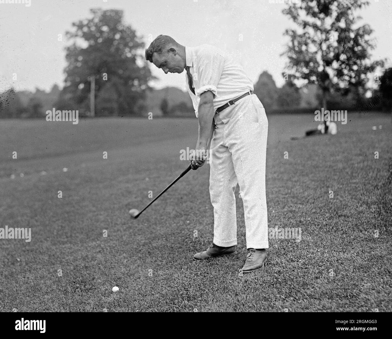 Professional golfer Willie Ogg ca. 1921 Stock Photo