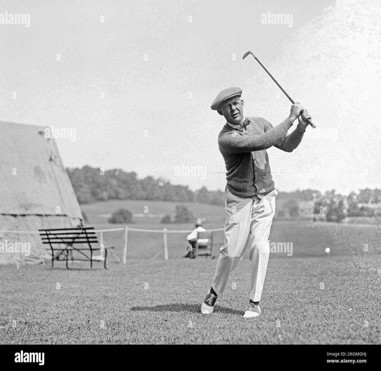 Professional golfer Grantland Rice ca. 1921 Stock Photo