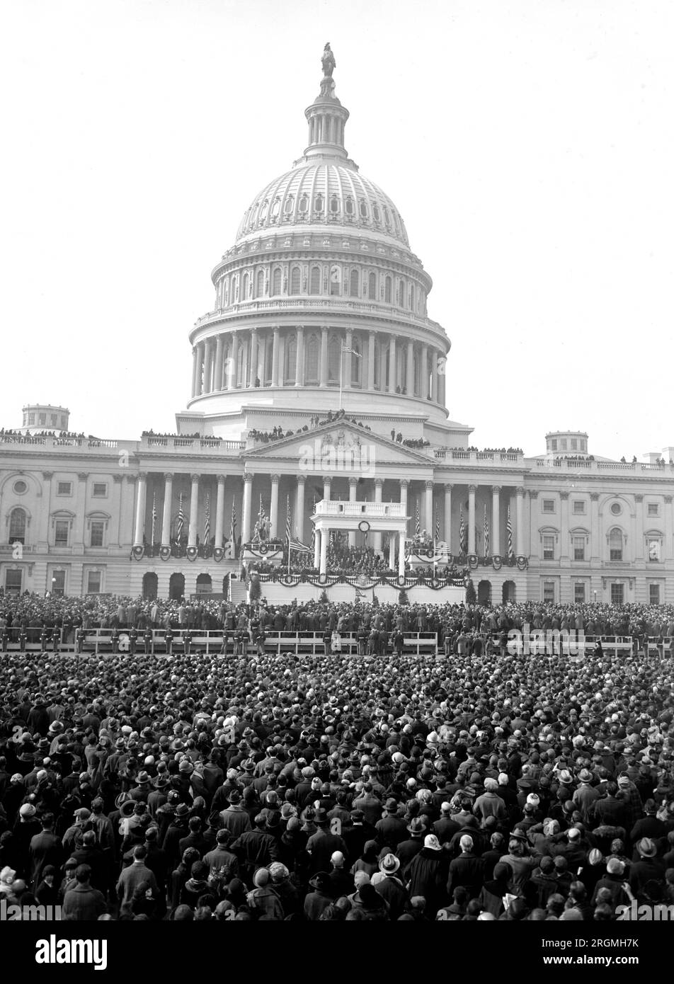Calvin coolidge inauguration 1925 hires stock photography and images