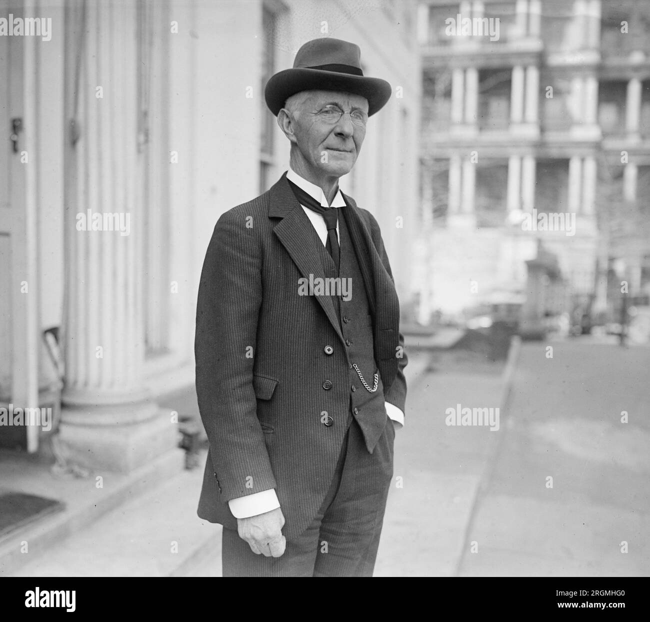Lord Maclay of Glasgow at the White House ca. 1925 Stock Photo
