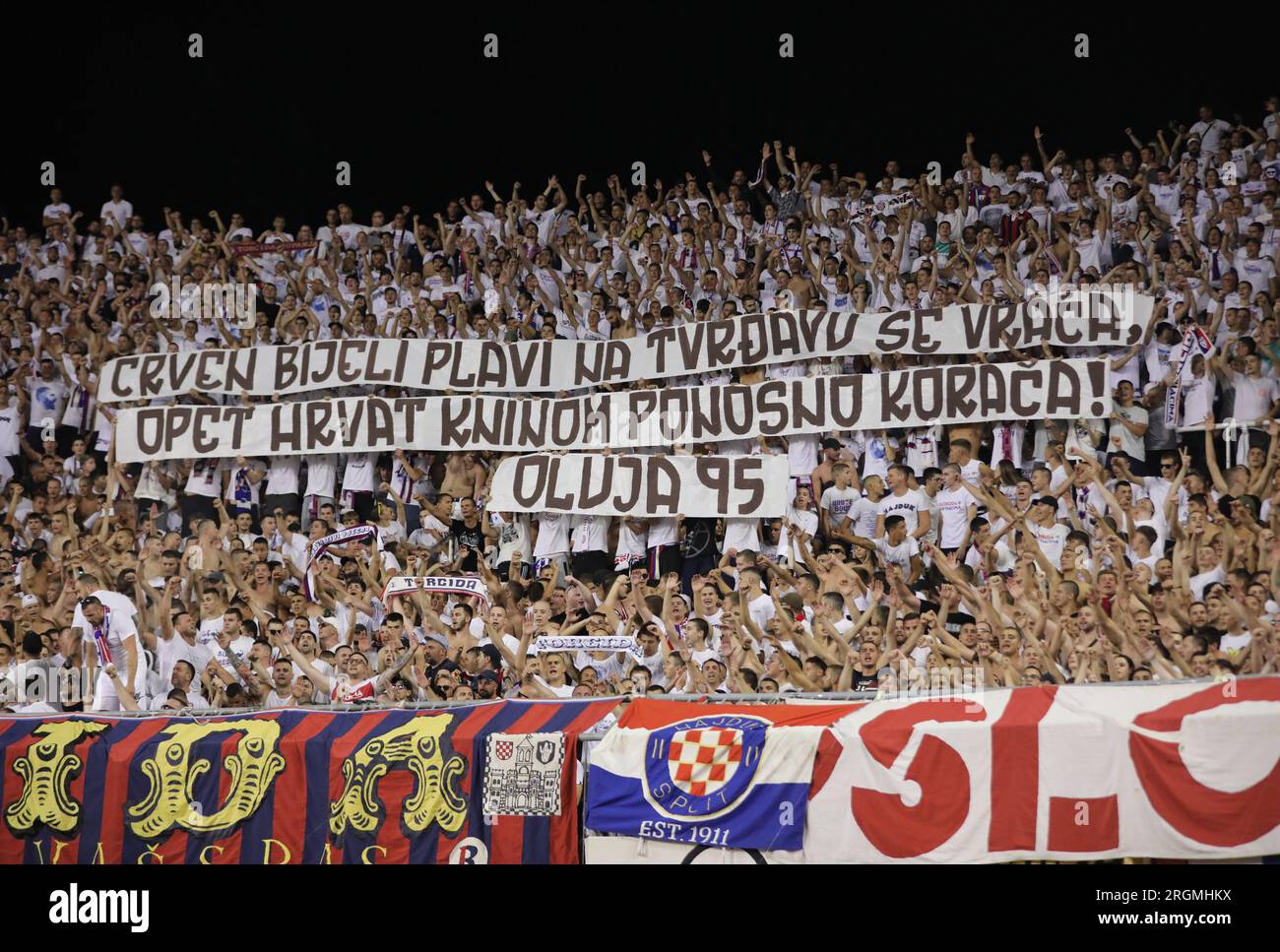 Hajduk split fans hi-res stock photography and images - Alamy